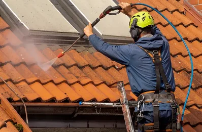 Démoussage et hydrofuge de toiture à Plouaret